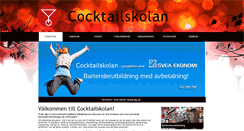 Desktop Screenshot of cocktailskolan.se